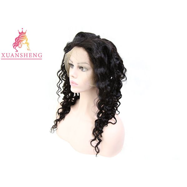 Buy Xuansheng Virgin Human Hair Full Lace Wigs Italian Curly No Shedding And No Tangle at wholesale prices