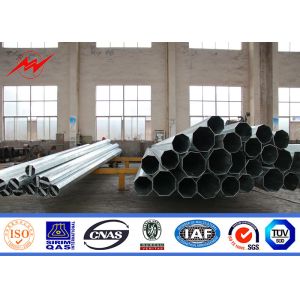 35ft Commercial Street Lamp Pole Professional Galvanized Steel Pole