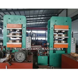 China Capacious Space Rubber Powder Wheel Rubber Vulcanizing Machine on sale