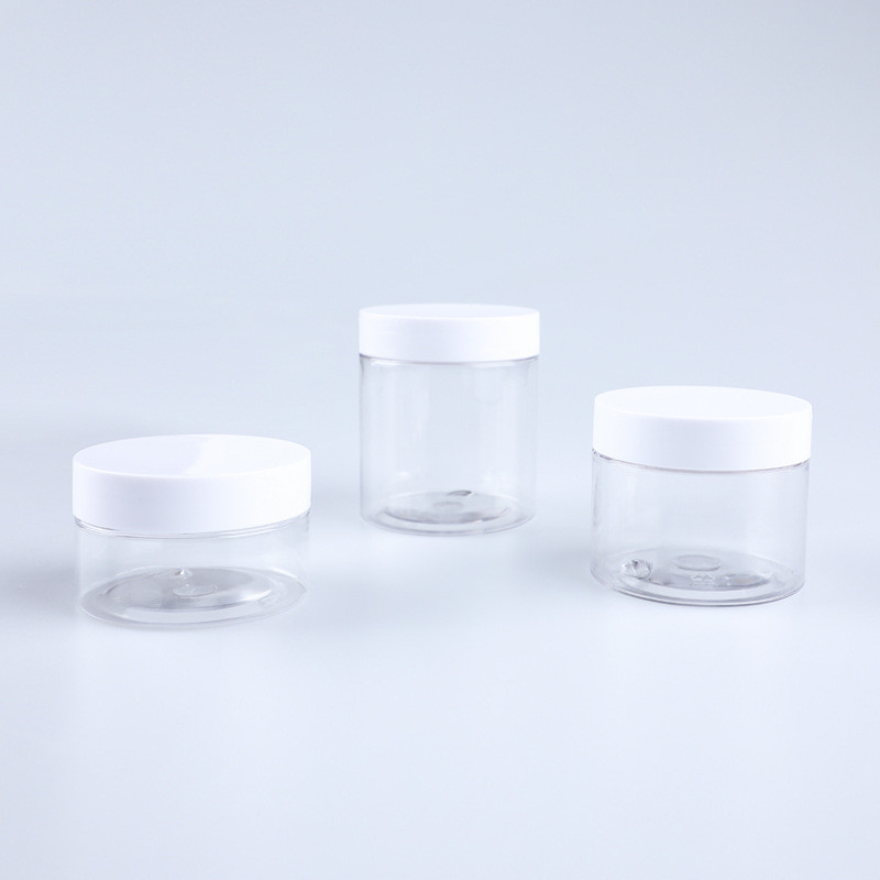 Hot Style Plastic Jar with Transparent Lid Plastic Storage Jar with Lid Round