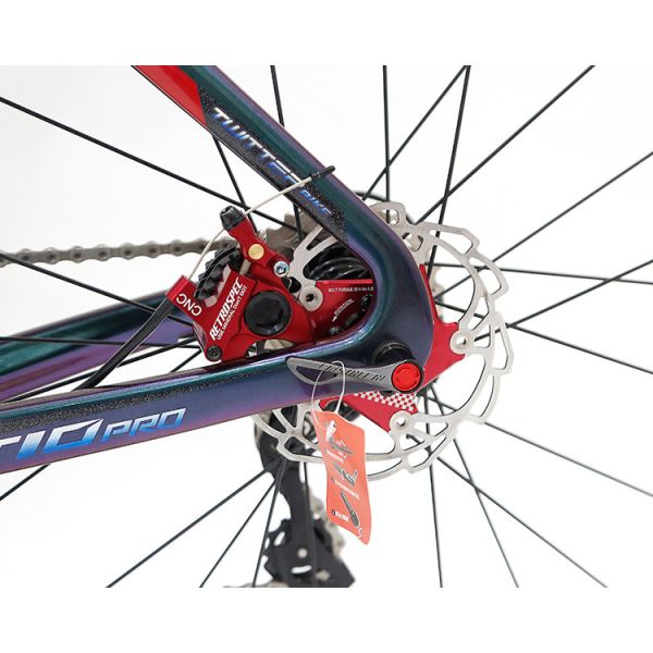 Carbon Fiber Thru Axle Bike , 52cm Road Bike 700C 105 R7000-22 Speed