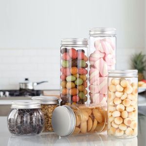 Plastic Pickle Jars 250ml With Lid For Coffee Beans