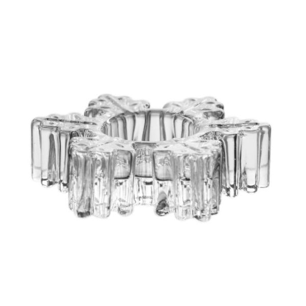 Clear Tea Light Candle Holder Lead Free Crystal Glass Creative Party Celebration Decoration