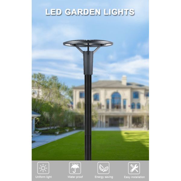 Outdoor 3300LM-6600LM 30-60Watt LED Garden Lamp Long Lifetime
