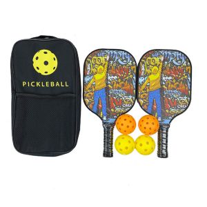Fiberglass Pickle Ball Paddle Custom Logo Hard EVA Pickleball Equipment