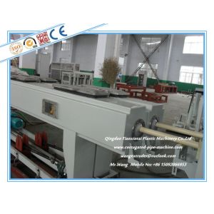 Plastic PVC Electric Threading Pipe Making Machine / Extrusion Line