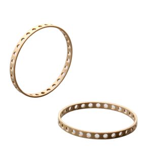 0.01mm Tolerance Pps Ring Custom Cnc Parts , Engineer Plastic Cnc Precision