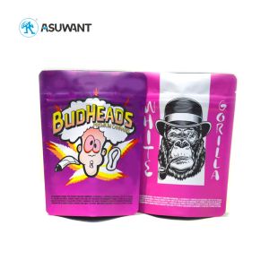 Resealable 120mic Thickness Weed Customized Logo Water Proof Mylar Bag