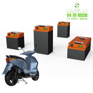 Customized 48v 72v 20ah 30ah 40ah lifepo4 lithium battery pack for electric scooter bike motorcycle
