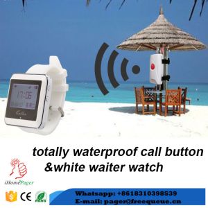 totally waterproof wireless beach bar waiter calling system