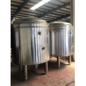 380V 220V Stainless Steel Conical Tank Jacketed Conical Fermenter Glycol Cooling