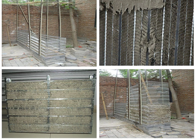 Silver 7*20mm Hole Galvanised Rib Lath 2.5m Length For Industrial Building