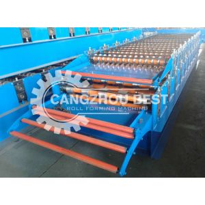 PPGI Chain Driven Electric 3KW Roofing Sheet Roll Forming Machine