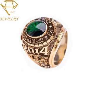 Junior High School 18k College Graduation Class Rings