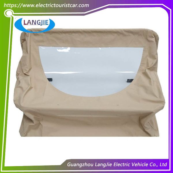 Buy High Quality Golf Cart Parts Club Car Shell Rainproof Bag Cover With Transparent PVC at wholesale prices
