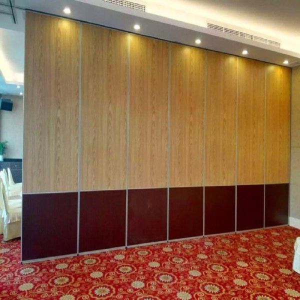 Aluminum Lightweight Acoustic Sliding Folding Partition Walls For Restaurant