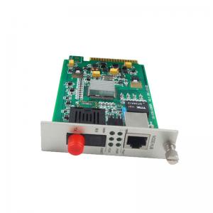Quality Card Type Fiber Optic Media Converter , Ethernet To Fiber Optic Converter for sale