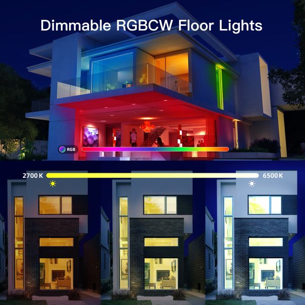 Waterproof Outdoor RGB LED Floodlight Smart IP66 LED Flood Light 100W