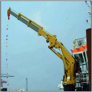 Knuckle Boom Offshore Vessel Provision Crane Marine Ship Deck Crane