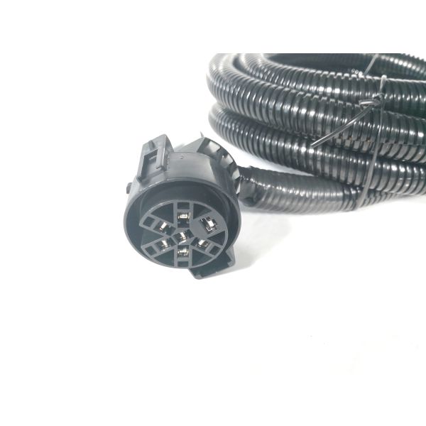 PVC Coiled Trailer Cable Flexible Strong Elasticity 7 Way Wiring For Trailer