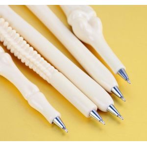 Wholesale promotional plastic bone shape ballpoint e pen with customized logo