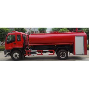 240HP 6 Wheeled Fire Truck With Water Tank 10T Multifunctional
