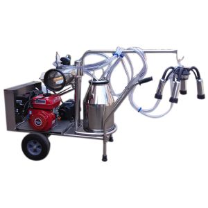 Efficient Portable Cow Vacuum Pump Milking Machine Gasoline Engine