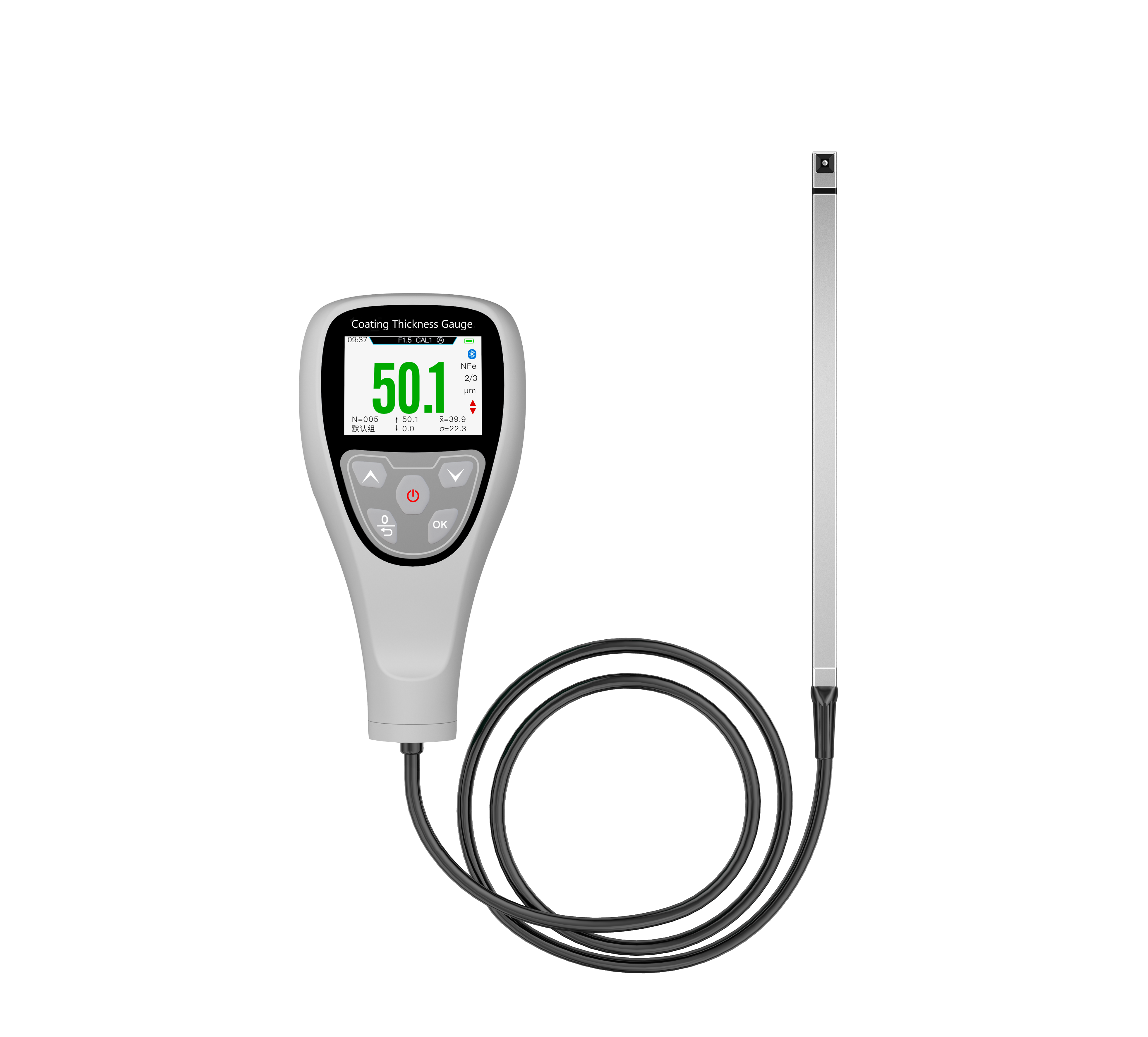 Quality Internal Pipe Paint Gauge Thickness Meter Easy Operation For Chromium Plating for sale