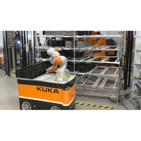 7 Axis Robot Arm Cnc 7 Dof Kuka LBR Iiwa 7 R800 CR Installation Handling Stacking