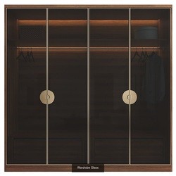 4M Walk In Closet Wardrobe Full Height Steel Swing Door Cabinet With Shoes Rack Function
