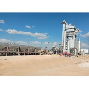 China Grey 160t/H Hot Mix Bitumen Plant With House Dust Filter on sale