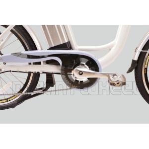 250W 24" Ladies Electric Urban Bike With Shimano Derailleur