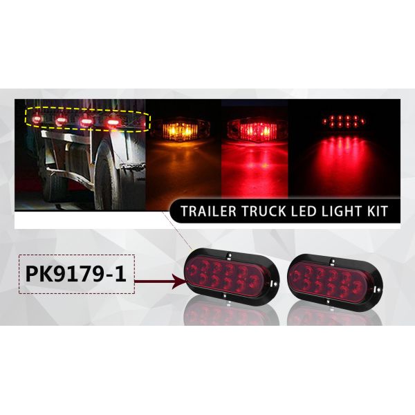 IP67 Waterproof American Truck Parts 16leds Truck Marker Lights