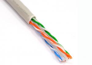 China Cat6A UTP Ethernet Lan Cable Solid Bare Copper Network Cable on sale