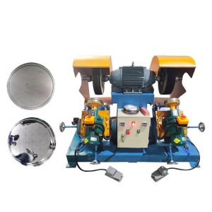 Servo Motor Double Ended Polishing Machine For Kettle Heating Plate Polishing