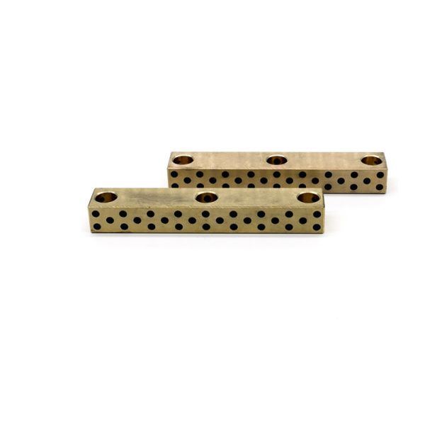 Custom-machined CuSn7ZnPb bronze wear plate