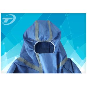 Quality Non Woven Fabric Durable Disposable Coverall Suit White Chemical Resistant for sale