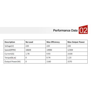 Flat Blender Brushless DC Motor