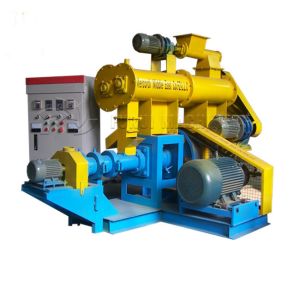 Quality High Capacity Floating Fish Feed Pellet Making Machine Screw Type for sale