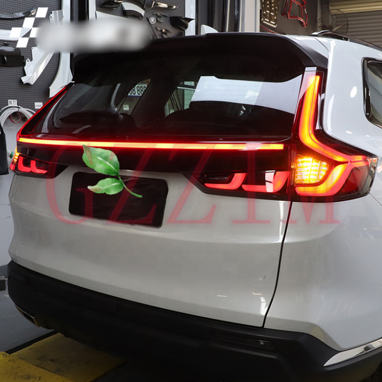 Car ABS Plastic Modified LED Rear Through Light Tail Lamp For Honda CRV 2023