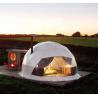 7M Camping Clear Geodesic Dome Tent With Insulation Dome Party Tents Outdoor Dome Tent for sale