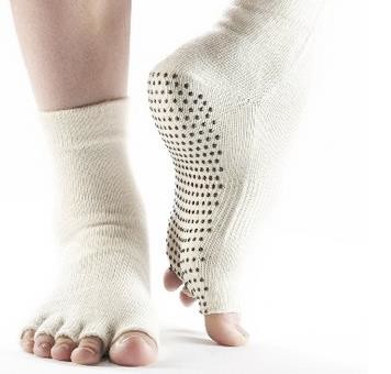 Buy Custom logo, design cotton Anti Slip Indoor Yoga Socks at wholesale prices