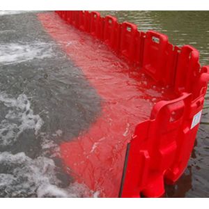 Freestanding Emergency Rescue Equipment Thickness 4mm Plastic Flood Barrier