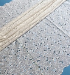 Coloful Handmade DIY Clothes Accessories Embroidered Cotton Lace Fabric