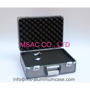 Iron Gray Aluminium RC Carry Case , Lockable Aluminum Drone Case