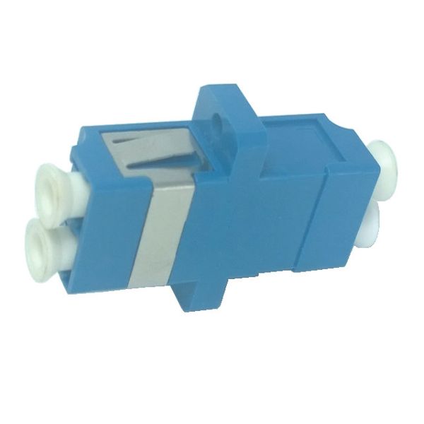 Cream color Low Insertion Loss MU Fiber Optic Adapter for Computer Networks