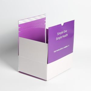 Corrugated Mailer Box Easy to Open and Close Eco-friendly Boxes with Zipper