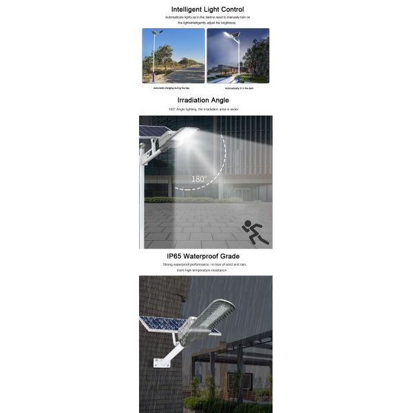 Die Cast Aluminum Automatic Solar Flood Lights Radar Induction