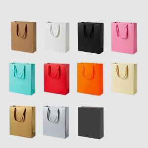 Lightweight Paper Packaging Bag Custom Retail Paper Bags