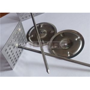 2-1/2" Perforated Base Insulation Hangers Fixing Acoustic Insulation Materials